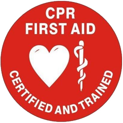 cpr, aed, and first aid trained