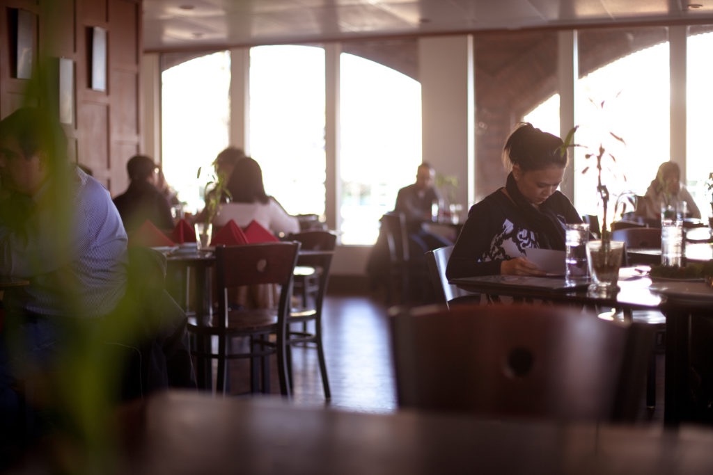 Inside the dining room