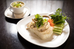 hainanese chicken and rice