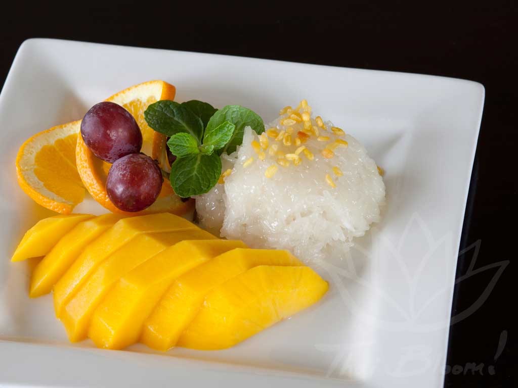 Mango With Sweet Sticky Rice Seasonal Thai Bloom