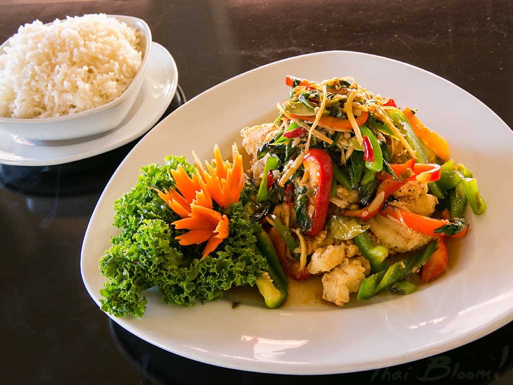 Pad Cha Halibut